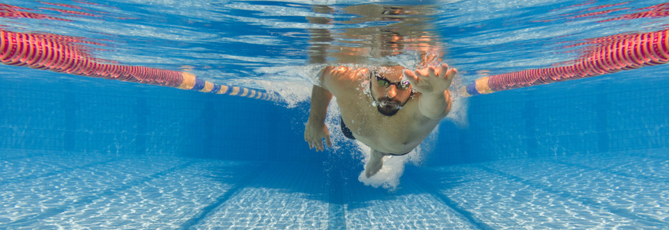 Schwimmtraining für die Polizeiprüfung in Eislingen